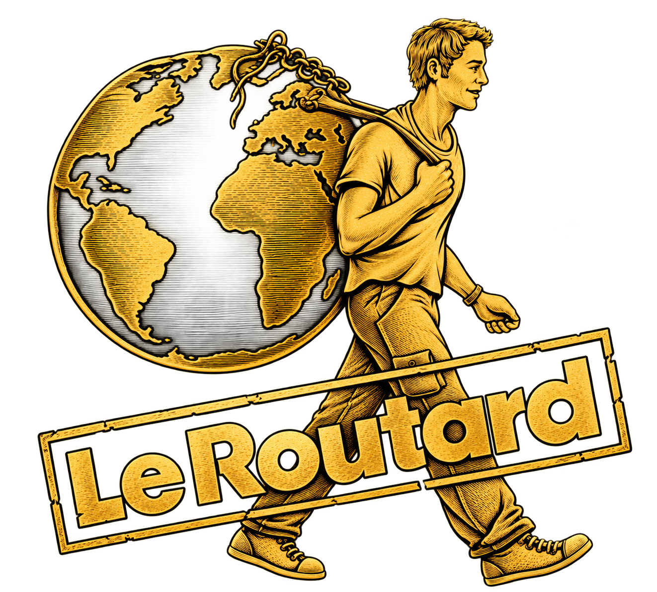 Le Routard et le Globe Gravé